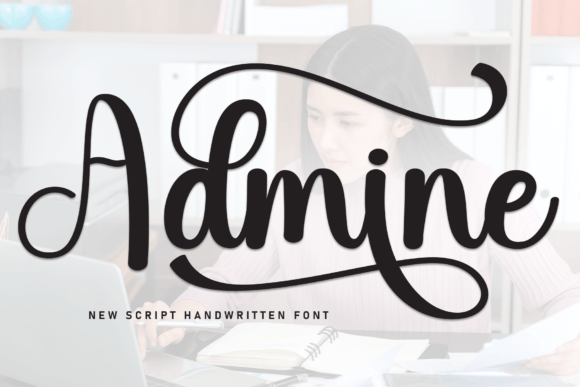 Admine: A Sweet Handwritten Font for Editorial Charm
