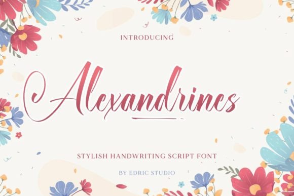 Alexandrines: A Refined Script Font for Editorial Design