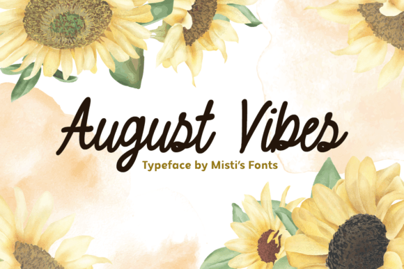 August Vibes: A Warm, Elegant Script Font for Editorial Design