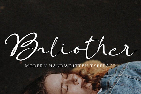 Baliother: A Modern Handwritten Typeface for Digital Branding