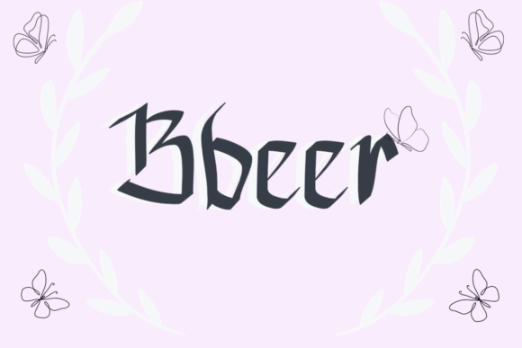 Bbeer Handwritten Font for Crafters & Sellers