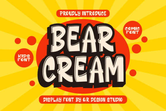 Bear Cream Font: Bold, Friendly & Perfect for Handmade Brands