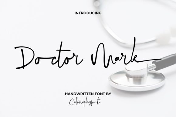Doctor Mark: A Handwritten Font That Cuts Through the Feed