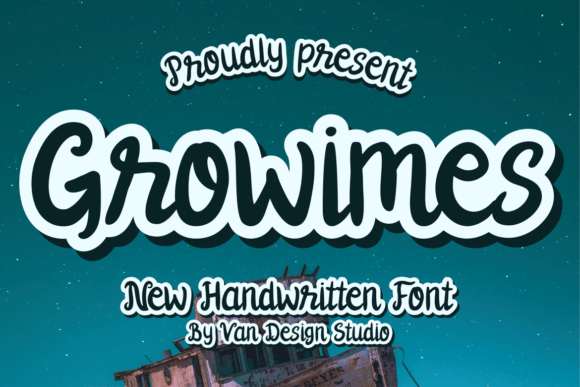 Growimes: A Handwritten Script Font for Editorial Charm
