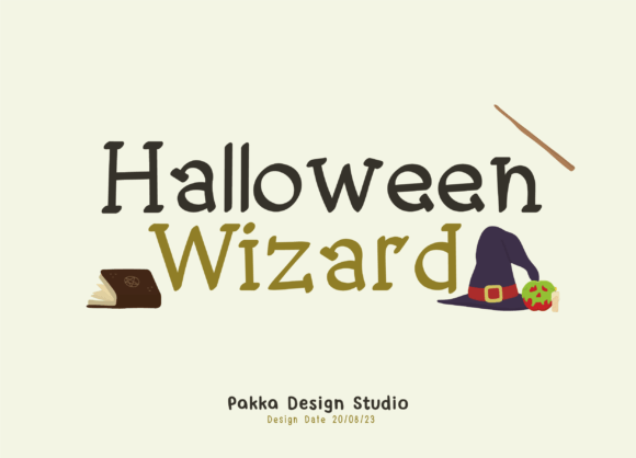 Halloween Wizard: A Magical Handwritten Font for Makers