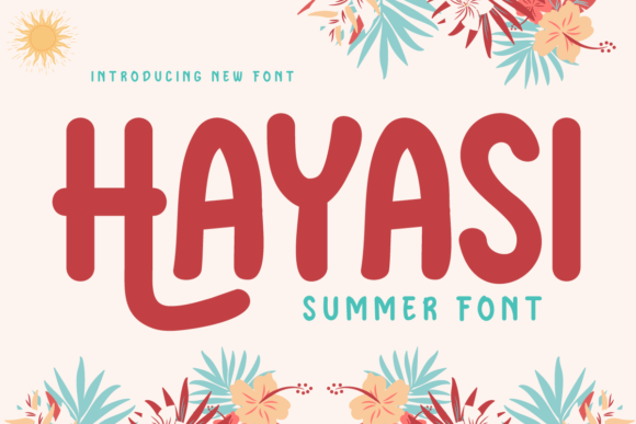 Hayasi: A Summer-Infused Script Font for Editorial Warmth