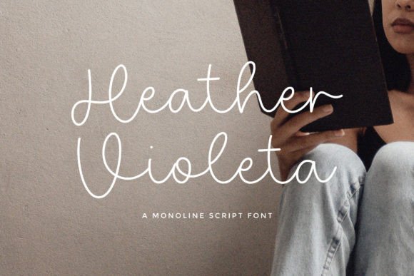 Heather Violeta: A Handwritten Font That Elevates Real Small Business Branding