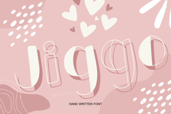 Jiggo: A Handwritten Font That Feels Like a Thoughtful Pause