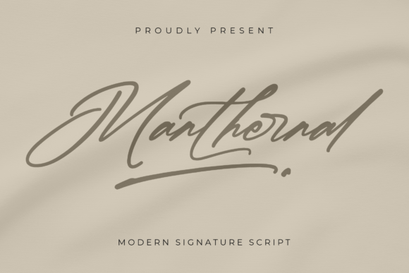 Manthernal: A Script Font That Makes Your Campaign Stand Out