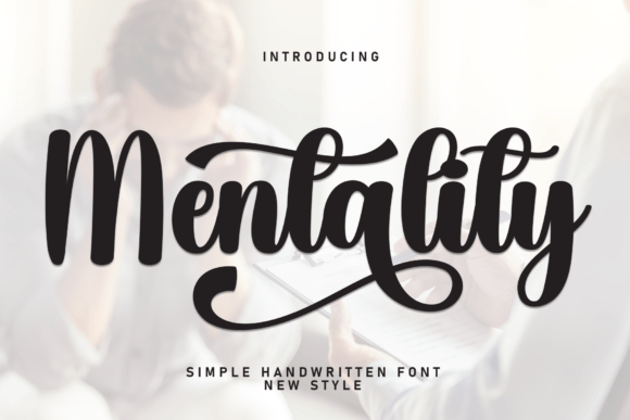 Mentality: A Handwritten Font That Makes Your Brand Feel Human