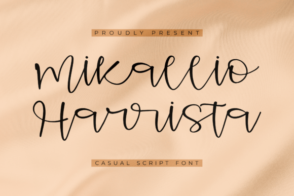Mikallio Harrista: A Warm, Handcrafted Script Font for Makers