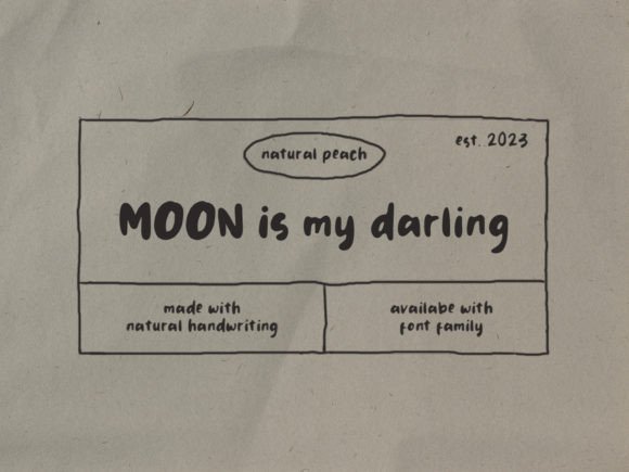 Moon Darling: A Script Font That Earns Its Place