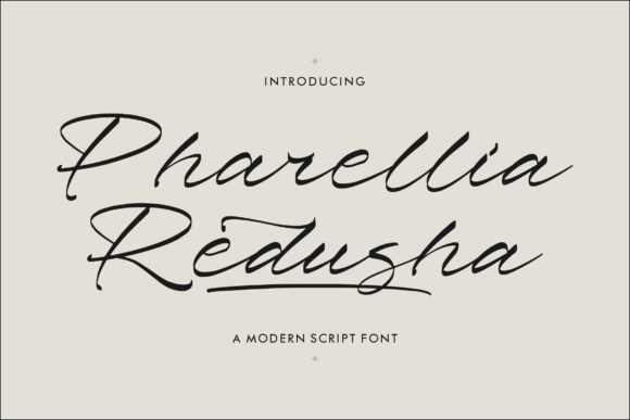 Pharellia Redusha: A Luxury Script Font That Elevates Real Branding