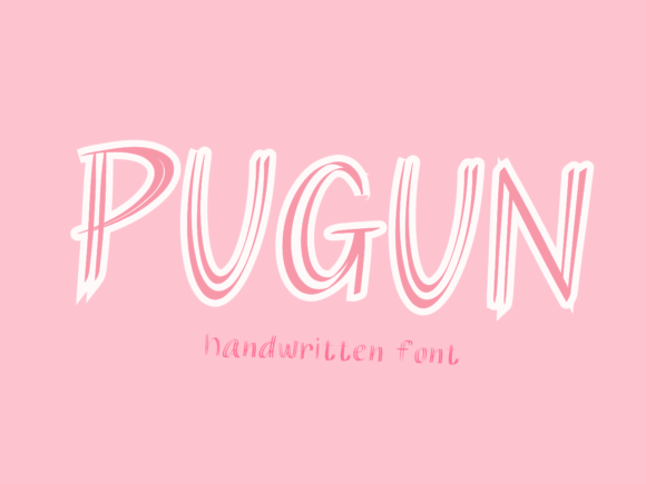 Pugun: A Joyful Handwritten Font for Small Business Branding