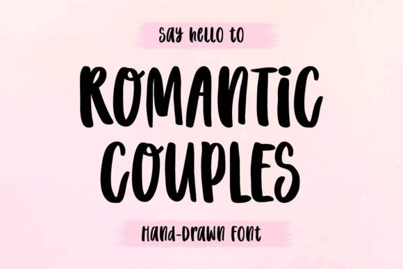 Romantic Couples Font: Elegant Script for Brand Identity
