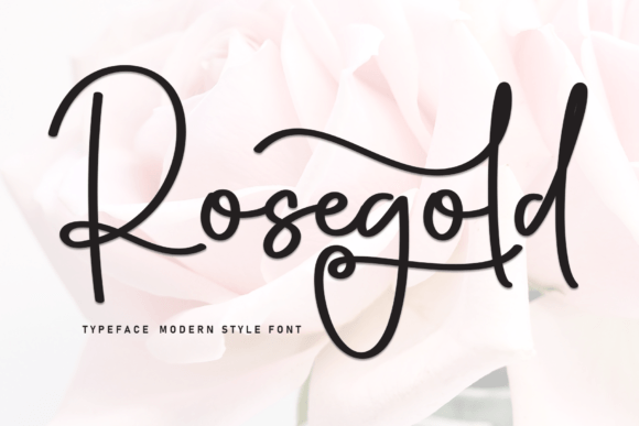 Rosegold: A Sweet, Friendly Handwritten Font for Real Branding