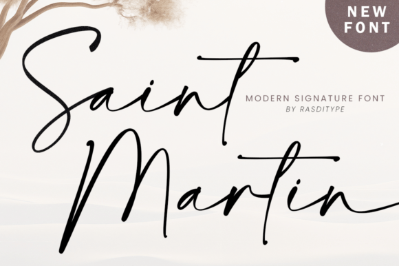 Saint Martin Handwritten Font for Crafters & Sellers