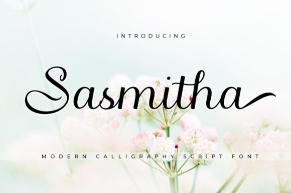 Sasmitha: A Modern Script Font for Editorial Elegance