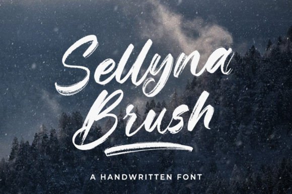 Sellyna Brush: A Handwritten Script Font That Makes Campaigns Feel Human