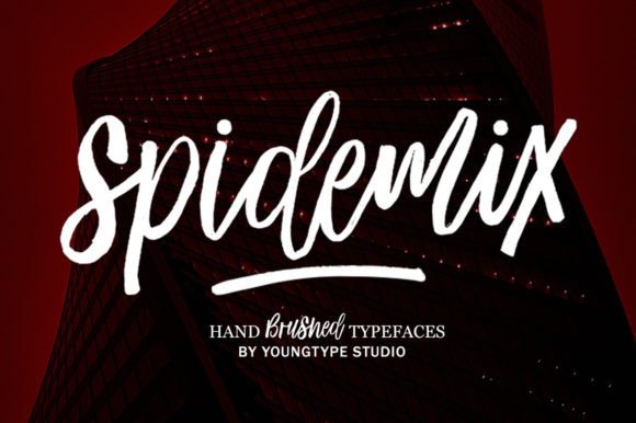 Spidemix: A Lively, Organic Script Font for Handmade Brands