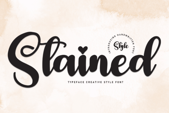 Stained Font: A Sweet, Friendly Script for Small Business Branding