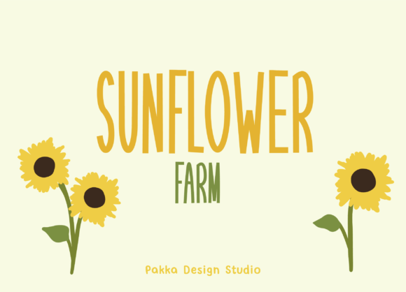 Sunflower Farm Font: A Playful Script for Digital Branding